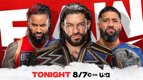 The Bloodline Looks To Take Over Monday Night Raw Tonight Wwe