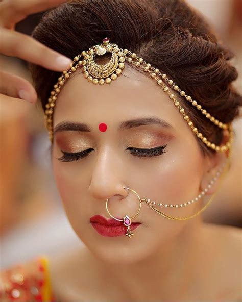 17 perfectly bridal hairstyles indian with matha patti for all lengths pakistani bridal
