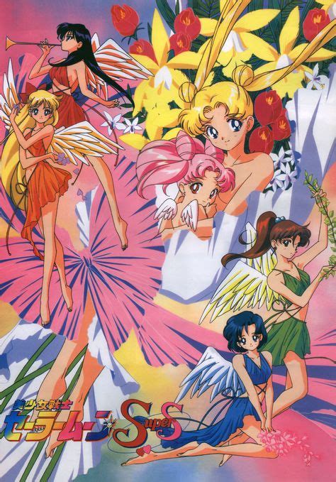 Sailor Moon Super S Rei Hino Minako Aino Usagi And Chibiusa Tsukino Makoto Kino Ami Mizuno