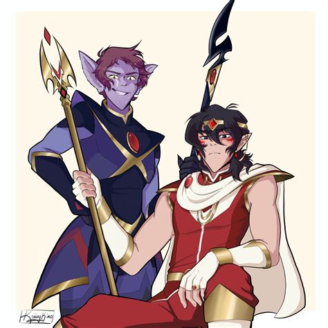 Introducing Keith An Altean Noble And His Rogue Galran Fiancé Lance