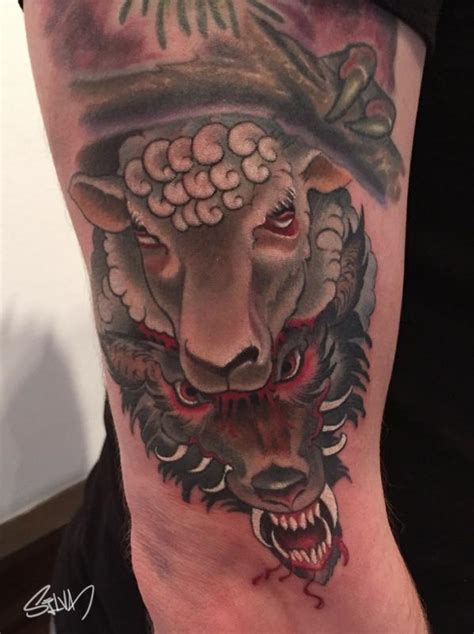 Wolf In Sheep Clothing By Marvin Silva Tattoonow