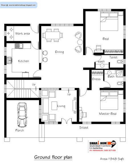 Kerala Home Plan And Elevation 2811 Sq Ft Architecture House Plans
