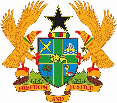 Ghana Wappen Flagge