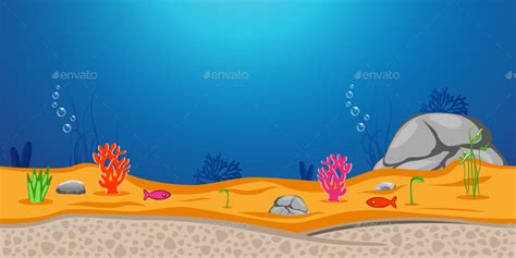 Under Ocean Game Background By Yakdesigner Graphicriver
