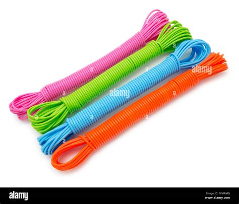 Bright Colorful Ropes Stock Photo Alamy