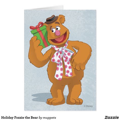 Holiday Fozzie The Bear Bear Card Disney Tshirts