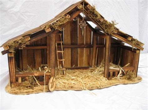 Woodtopia Nativity Stable Large Willow Tree Nativity Stable Diy