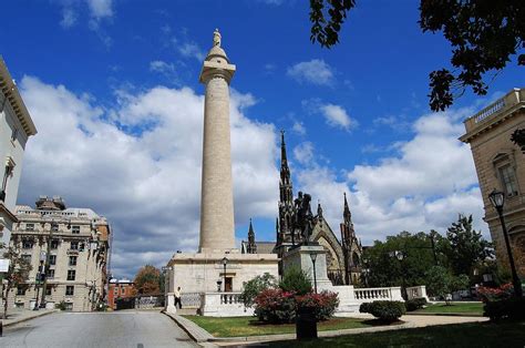 Washington Monument Robert Mills 1829 Baltimore Md Washington