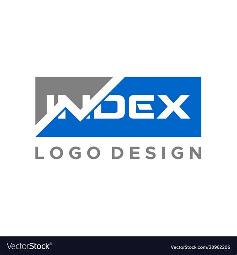 Index Logo Royalty Free Vector Image Vectorstock