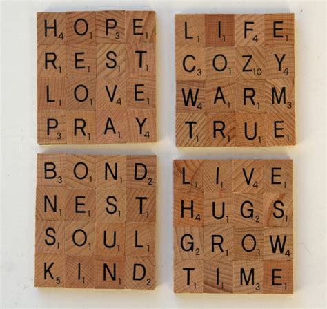 The 25 Best Scrabble Tile Crafts Ideas On Pinterest Scrabble Pieces
