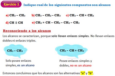 Ejercicios De Alcanos Nivel 1 Quimica Quimica Inorganica