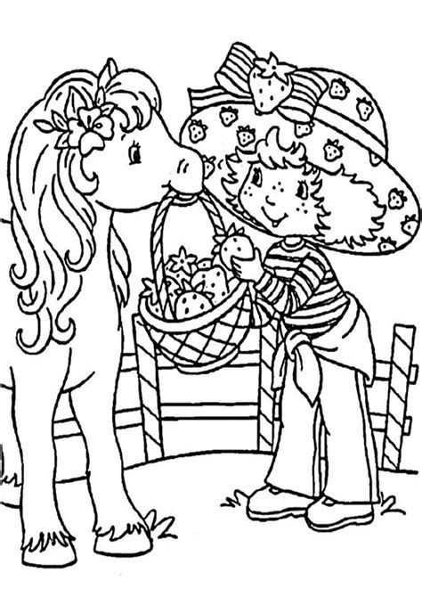 Free And Easy To Print Strawberry Shortcake Coloring Pages Tulamama