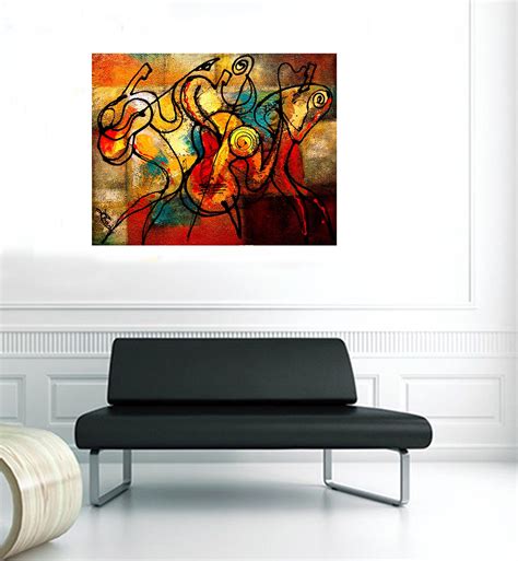 Extra Large Stretched Canvas Art Best T Modern Jazz Klezmer Music