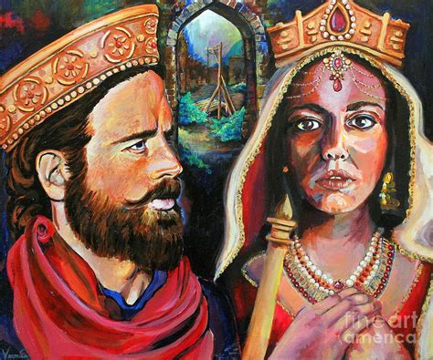 Queen Esther And King Xerxes Painting By Veronica Mcdonald Fine Art
