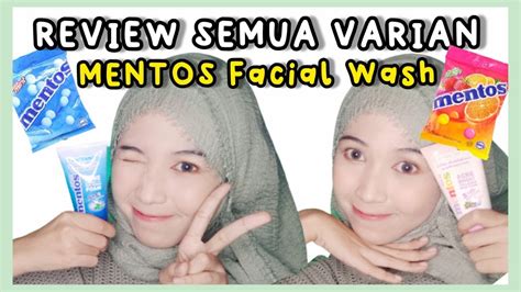 Skincare Unik Mentos Facial Wash Review Semua Varian Youtube