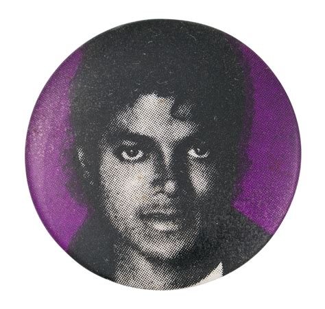 Michael Jackson Purple Busy Beaver Button Museum