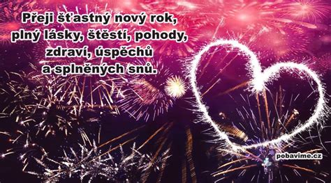 Přání nový rok, silvestr Pobavime.cz