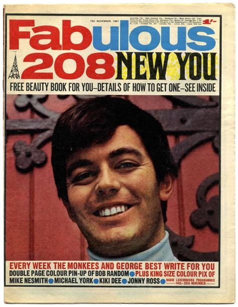 Fabulous 208 Magazine 11 November 1967 Bob Random Jonny Ross Kiki Dee