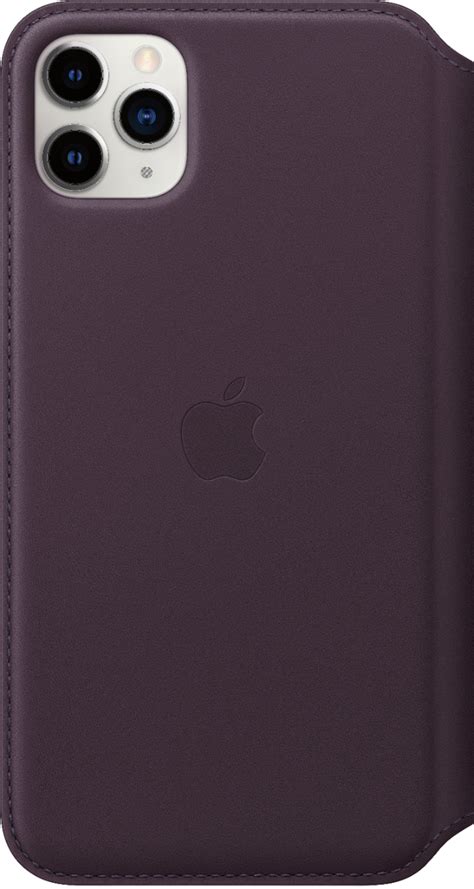 Customer Reviews Apple Iphone 11 Pro Max Leather Folio Aubergine