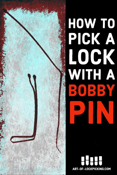 How to pick a lock with a screwdriver and bobby pin. Pin on Lock Picking