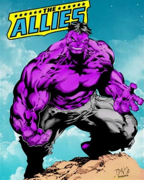 An Image Of The Incredible Hulk In Comics