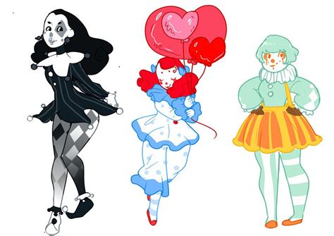 Clown Adopts Closed By Death2eden Character Design Inspiration