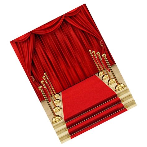 5x7ft Vinyl Red Carpet Curtain Backdrop Studio Photography Photo
