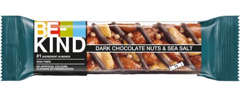 dark chocolate nuts and sea salt be kind snacks