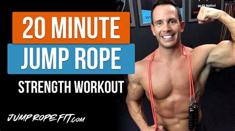 20 Minute Jump Rope Workout Jump Rope Fit Youtube