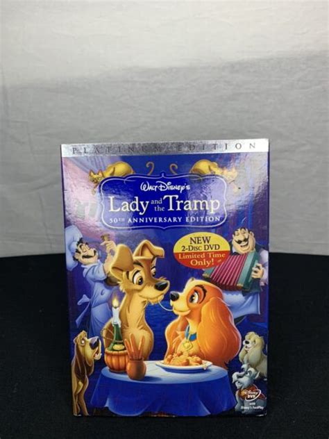 Disney Lady And The Tramp 2 Disc 50th Anniversary Platinum EDITION DVD