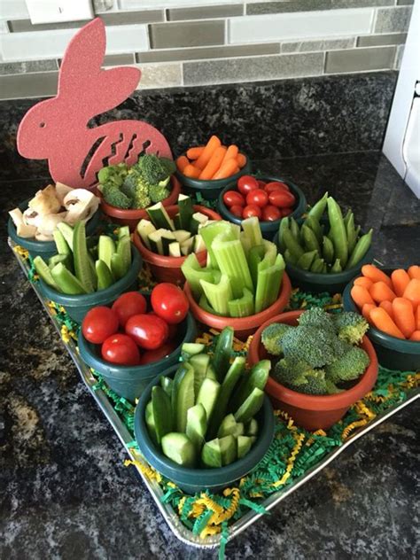 60 Adorable Easter Veggie Tray Ideas For Every Bunny Holidappy