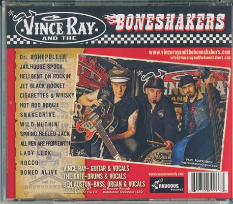 Vince Ray And The Boneshakers Cd The Sound Effect Of Sex And Horror Cd