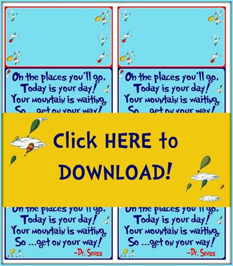 Retirement means that you'll just go ahead and live on your laurels and surf all day in oceanside. Oh The Places You'll Go Graduation Printable Treat Bag ...