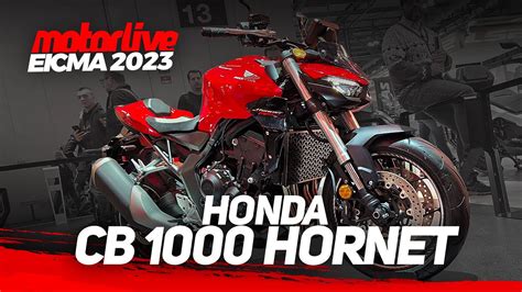 EICMA 2023 HONDA CB1000 HORNET 2024 MOTORLIVE YouTube