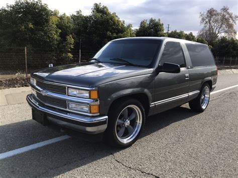 1999 Chevy Tahoe 2 Door 2wd Leather Lowered Staggered Wheels C10 Short