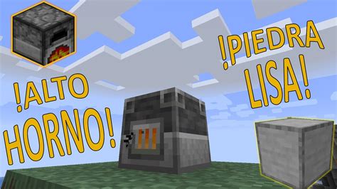 COMO UN ALTO HORNO EN MINECRAFT YouTube