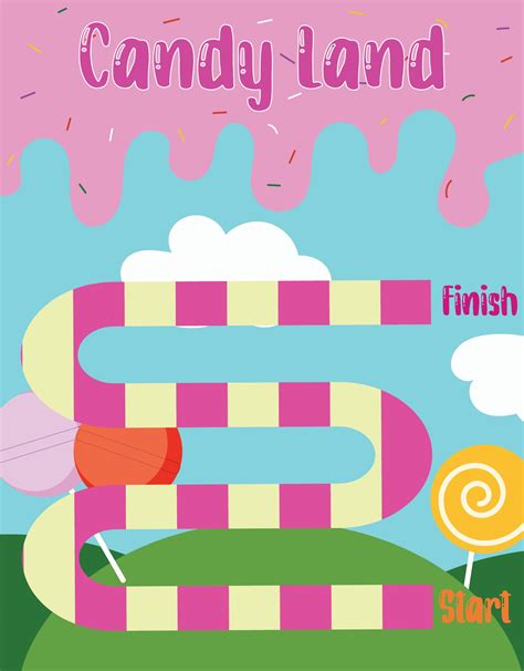 Candyland Game Template