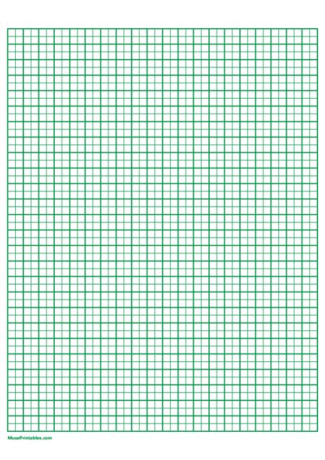Printable 2 Squares Per Centimeter Green Graph Paper For A4 Paper