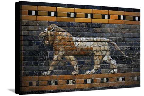 Babylons Lion Lion Decorated The Processional Wal Ishtar Gate 575