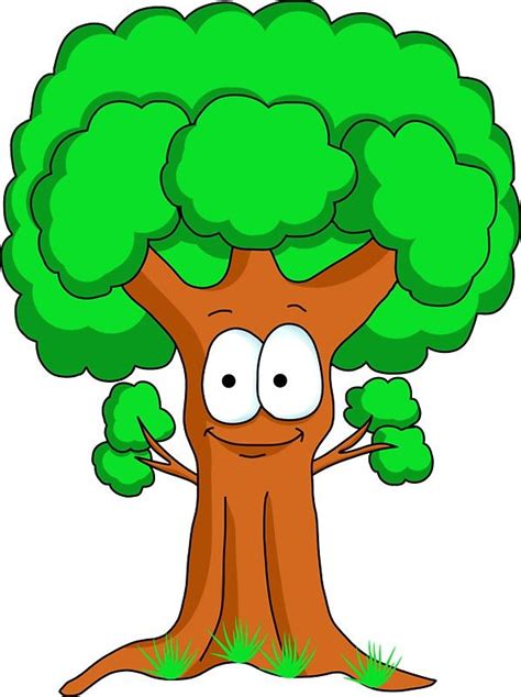 Tree Pictures Cartoon How To Draw A Cartoon Tree In A Few Easy Steps