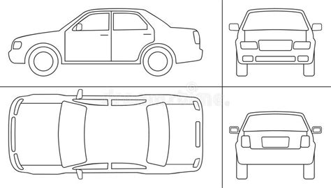Check out our car ink drawing selection for the very best in unique or custom, handmade pieces from our art & collectibles shops. Passenger car keyline stock vector. Illustration of vector ...