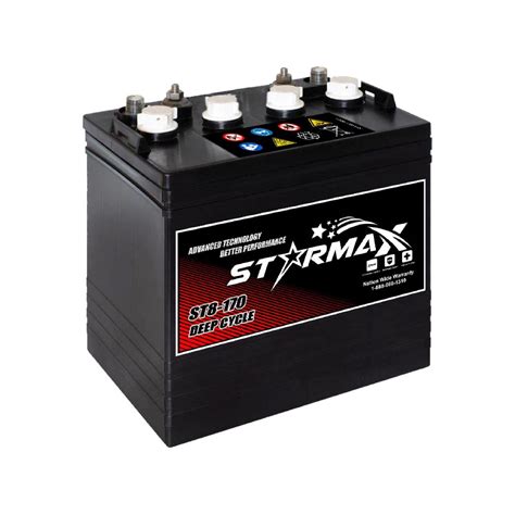 Starmax Gc8 875 Mg 8 Volt Deep Cycle Flooded Battery 156ah Battery