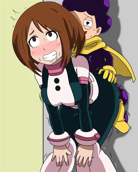 Rule 34 Bent Over Clothed Heart Shaped Pupils Minoru Mineta My Hero