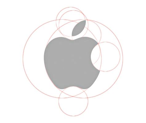 Famous Company Apple Logo Designing With Golden Ratio Apple Logo