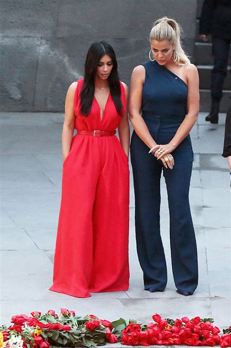 Khloe And Kim Kardashians Armenian Memorial Outfits Inappropriate