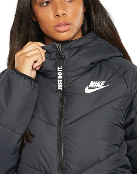 Nike Womens Padded Jacket Black Life Style Sports Ie