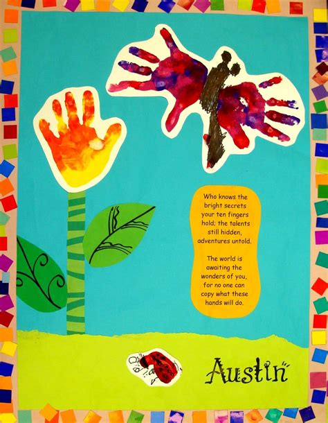Here is a fun end of the year craft you can have your students create! What These Hands Can Do