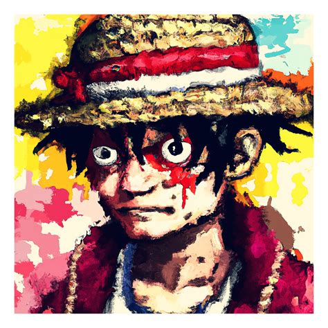 Hi Ronepiece I Painted Luffy A While Ago Hope Youll Like It R