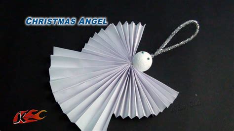 Diy Easy Paper Christmas Ornament Angel How To Make Jk Easy Craft