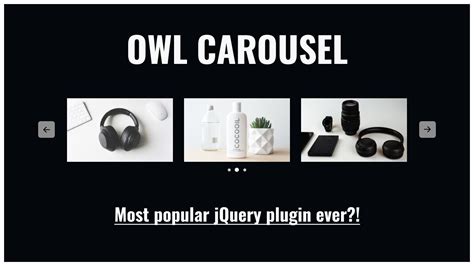 Owl Carousel Slider Tutorial Most Popular JQuery Slider Ever YouTube